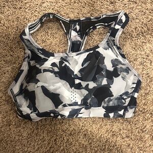 Avia Monochrome Patterned Sports Bra